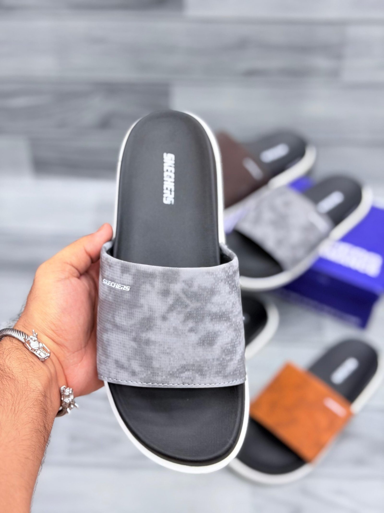 2026/02/1000026676-scaled.jpg Skechers Premium Slide – Comfortable, Stylish & Durable Everyday Footwear - Image 1