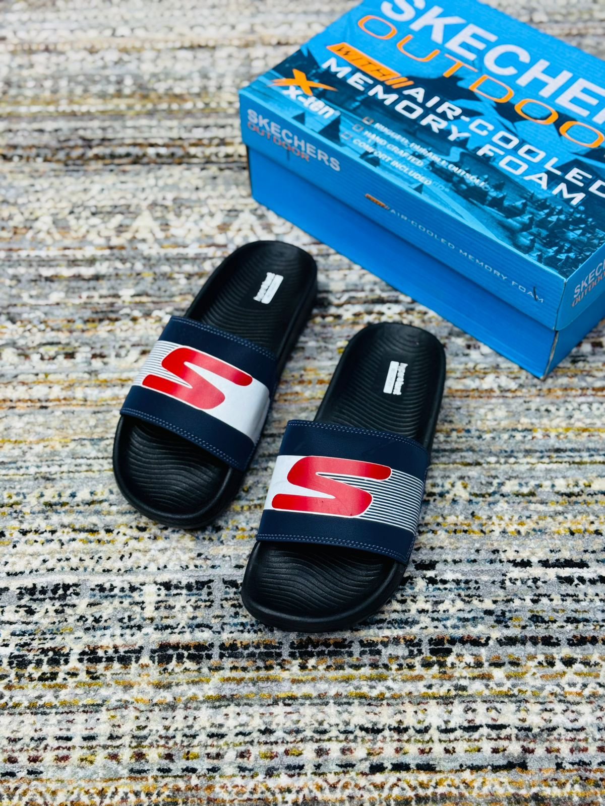 2026/02/1000026710.jpg New Skechers Hyper Burst Premium Slides – Stylish, Lightweight & Ultra Comfortable - Image 1
